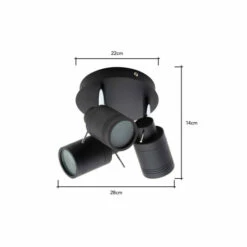 BHS Lighting Hector Plate Spotlight Ceiling Light For Unisex 10 BHS Lighting Hector Plate Spotlight Ceiling Light For Unisex -BHS Lighting Sales Store unnamed file 4108