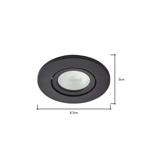BHS Lighting Ruva 3 Pack Circular Fire Rated Spot Light For Unisex 5 BHS Lighting Ruva 3 Pack Circular Fire Rated Spot Light For Unisex - Image 5