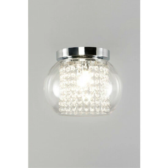 BHS Lighting Lucia Bathroom Flush Ceiling Light For Unisex 1 BHS Lighting Lucia Bathroom Flush Ceiling Light For Unisex