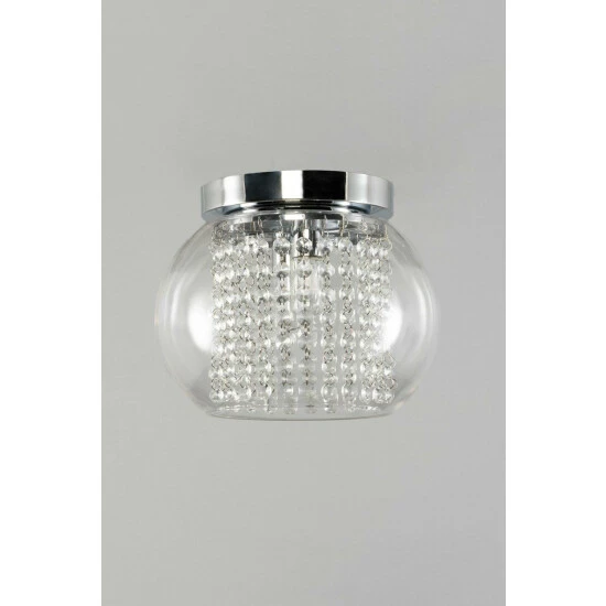 BHS Lighting Lucia Bathroom Flush Ceiling Light For Unisex 2 BHS Lighting Lucia Bathroom Flush Ceiling Light For Unisex - Image 2