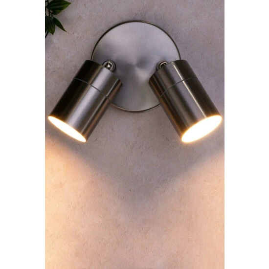 BHS Lighting Twin Jared Wall Light For Unisex 4 BHS Lighting Twin Jared Wall Light For Unisex - Image 4