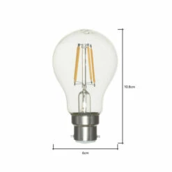 BHS Lighting Pack Of 2 6W 2 B22 Bayonet Cap LED Bulb For Unisex -BHS Lighting Sales Store unnamed file 4178