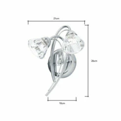 BHS Lighting Marianne Wall Light For Unisex -BHS Lighting Sales Store unnamed file 4233