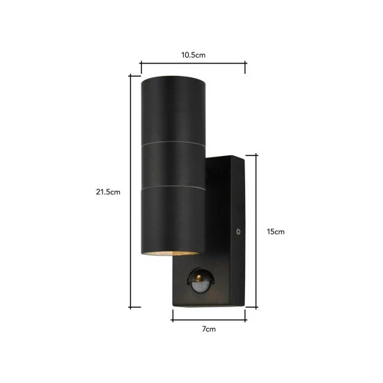 BHS Lighting Jared Wall Light With Sensor For Unisex 5 BHS Lighting Jared Wall Light With Sensor For Unisex - Image 5