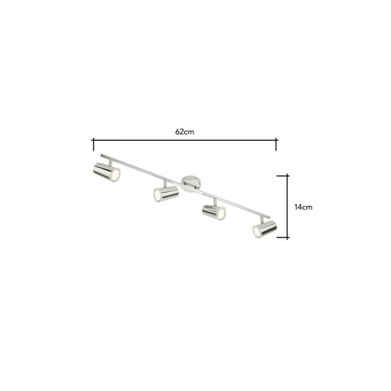 BHS Lighting Freda Bar Spotlight Ceiling Light For Unisex 5 BHS Lighting Freda Bar Spotlight Ceiling Light For Unisex - Image 5