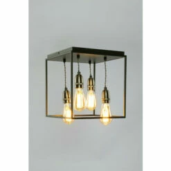 BHS Lighting Dexter Flush Ceiling Light For Unisex