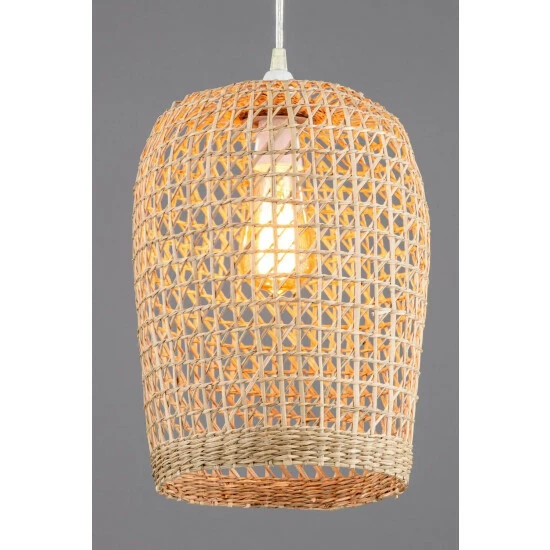 BHS Lighting Woven Rattan Easy Fit Light Shade For Unisex 1 BHS Lighting Woven Rattan Easy Fit Light Shade For Unisex