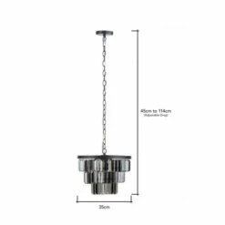 BHS Lighting Ozzie Pendant Ceiling Light For Unisex -BHS Lighting Sales Store unnamed file 4396