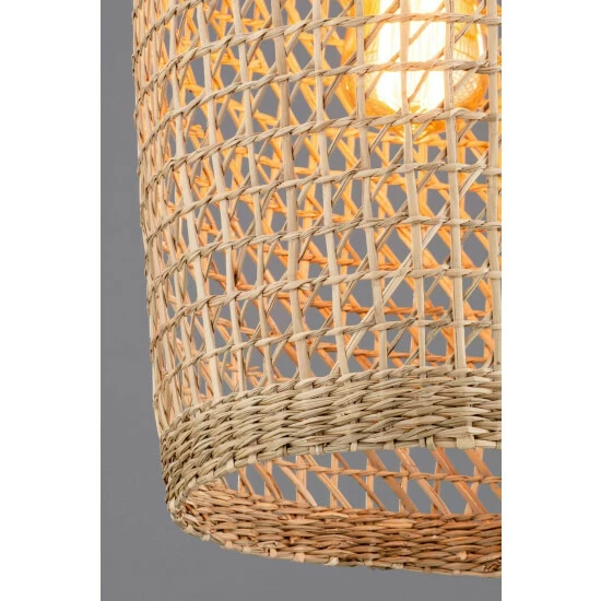 BHS Lighting Woven Rattan Easy Fit Light Shade For Unisex 3 BHS Lighting Woven Rattan Easy Fit Light Shade For Unisex - Image 3