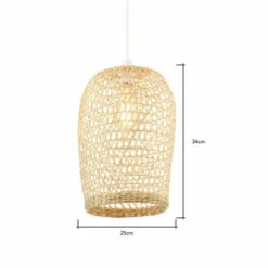 BHS Lighting Woven Rattan Easy Fit Light Shade For Unisex 10 BHS Lighting Woven Rattan Easy Fit Light Shade For Unisex -BHS Lighting Sales Store unnamed file 443