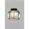 BHS Lighting Lucia Bathroom Flush Ceiling Light For Unisex