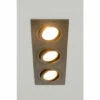 BHS Lighting Faina Triple Squared Spot Light For Unisex