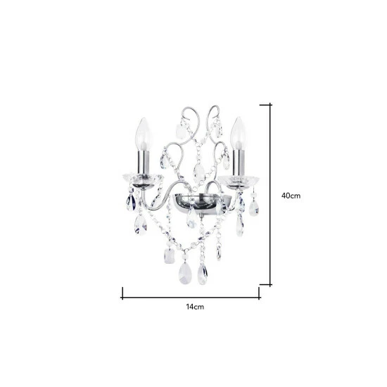 BHS Lighting Annalee Wall Light For Unisex 5 BHS Lighting Annalee Wall Light For Unisex - Image 5