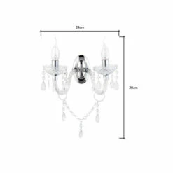 BHS Lighting Charlotte Wall Light For Unisex -BHS Lighting Sales Store unnamed file 4539