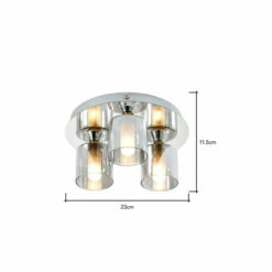 BHS Lighting Noah Flush Ceiling Light For Unisex -BHS Lighting Sales Store unnamed file 4545
