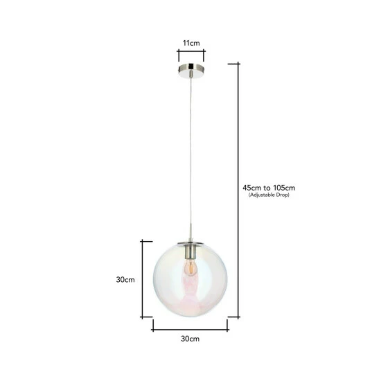 BHS Lighting Single Petro Pendant Ceiling Light For Unisex 5 BHS Lighting Single Petro Pendant Ceiling Light For Unisex - Image 5