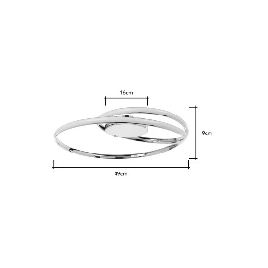 BHS Lighting Renzo Flush Colour Changing Ceiling Light For Unisex 5 BHS Lighting Renzo Flush Colour Changing Ceiling Light For Unisex - Image 5