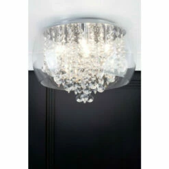 BHS Lighting Nore Flush Ceiling Light For Unisex