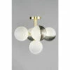 BHS Lighting Emile Flush Ceiling Light For Unisex