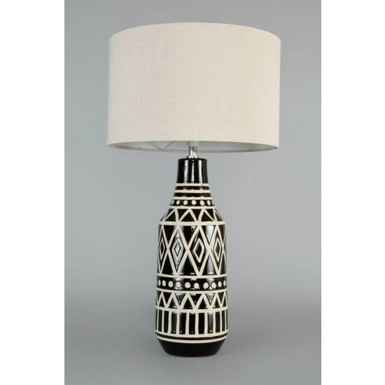 BHS Lighting Odin Tribal Table Lamp For Unisex 2 BHS Lighting Odin Tribal Table Lamp For Unisex - Image 2