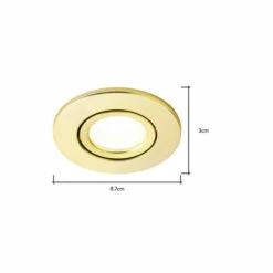BHS Lighting Ruva 3 Pack Circular Fire Rated Spot Light For Unisex -BHS Lighting Sales Store unnamed file 4770