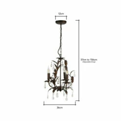 BHS Lighting Cristalo Ceiling Pendant Light For Unisex -BHS Lighting Sales Store unnamed file 4788