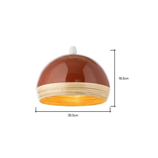 BHS Lighting Dome Easy Fit Light Shade For Unisex 5 BHS Lighting Dome Easy Fit Light Shade For Unisex - Image 5