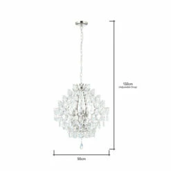 BHS Lighting Large Lisa Pendant Ceiling Light For Unisex 12 BHS Lighting Large Lisa Pendant Ceiling Light For Unisex -BHS Lighting Sales Store unnamed file 4824