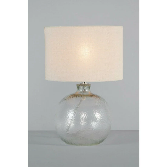 BHS Lighting Alfie Bobble Glass Table Lamp For Unisex 1 BHS Lighting Alfie Bobble Glass Table Lamp For Unisex