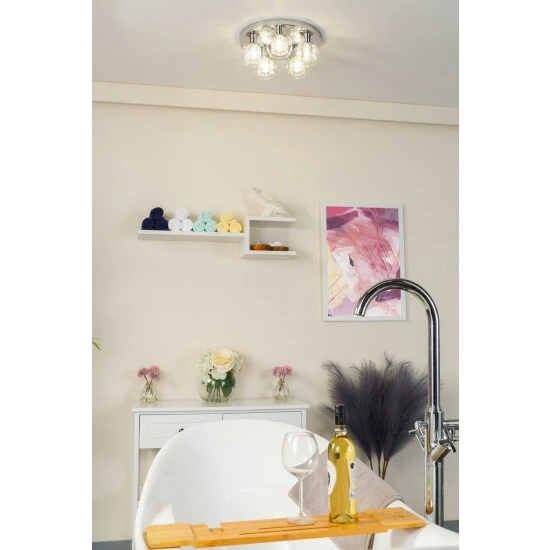 BHS Lighting Lucia Flush Ceiling Light For Unisex 4 BHS Lighting Lucia Flush Ceiling Light For Unisex - Image 4