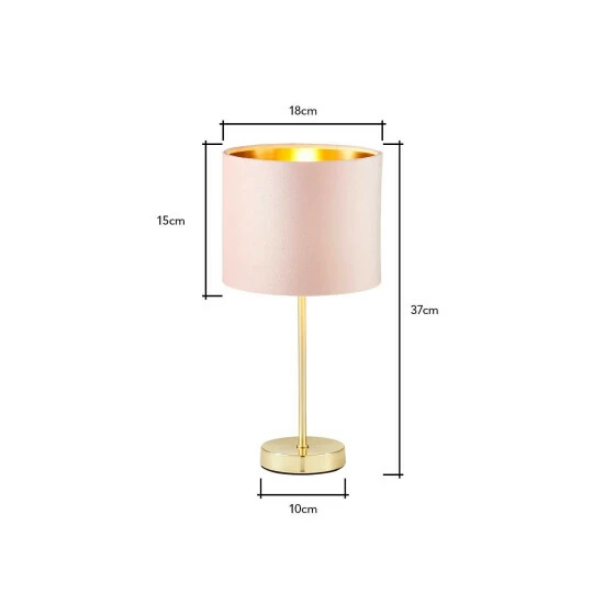 BHS Lighting Velvet Table Lamp For Unisex 5 BHS Lighting Velvet Table Lamp For Unisex - Image 5