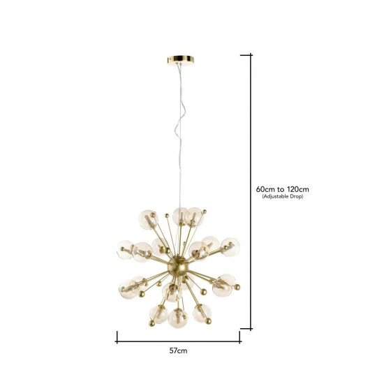 BHS Lighting Lincoln Pendant Ceilling Light For Unisex 5 BHS Lighting Lincoln Pendant Ceilling Light For Unisex - Image 5