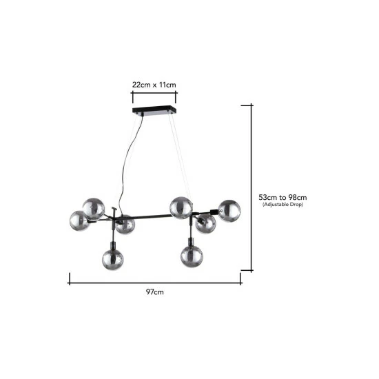 BHS Lighting Hennock Pendant Ceiling Light For Unisex 5 BHS Lighting Hennock Pendant Ceiling Light For Unisex - Image 5