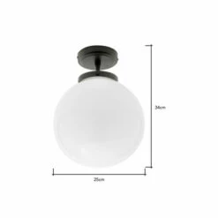 BHS Lighting Douro Semi Flush Ceiling Light For Unisex -BHS Lighting Sales Store unnamed file 5174