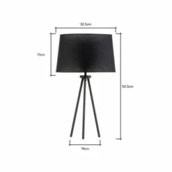 BHS Lighting Tristan Tripod Table Lamp For Unisex -BHS Lighting Sales Store unnamed file 5194