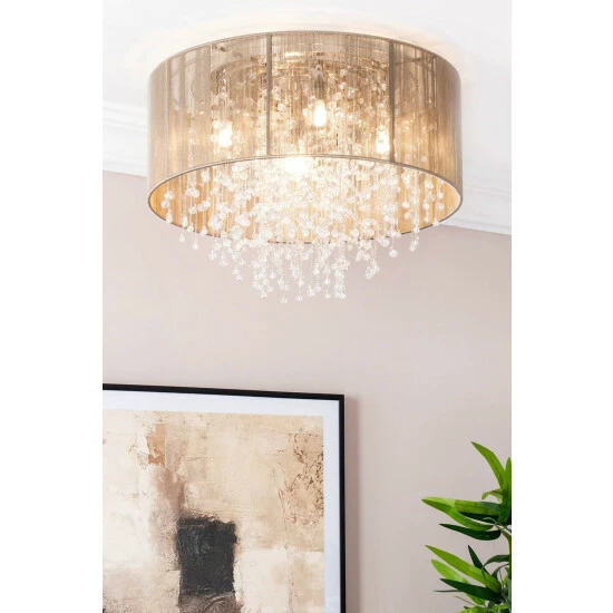 BHS Lighting Viola Flush Ceiling Light For Unisex 5 BHS Lighting Viola Flush Ceiling Light For Unisex - Image 5