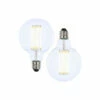 BHS Lighting Pack Of 2 6W E27 Edison Screw Globe Bulb For Unisex