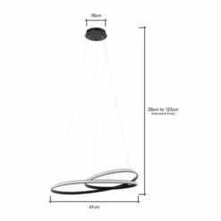 BHS Lighting Renzo Pendant Colour Changing Ceiling Light For Unisex -BHS Lighting Sales Store unnamed file 5235