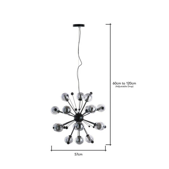 BHS Lighting Lincoln Pendant Ceilling Light For Unisex 5 BHS Lighting Lincoln Pendant Ceilling Light For Unisex - Image 5