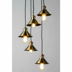 BHS Lighting Marston Pendant Ceiling Light For Unisex