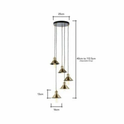 BHS Lighting Marston Pendant Ceiling Light For Unisex -BHS Lighting Sales Store unnamed file 5289