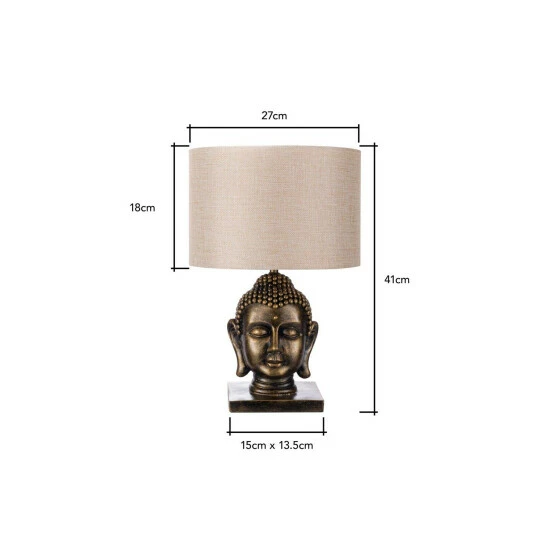 BHS Lighting Buddha Table Lamp For Unisex 5 BHS Lighting Buddha Table Lamp For Unisex - Image 5