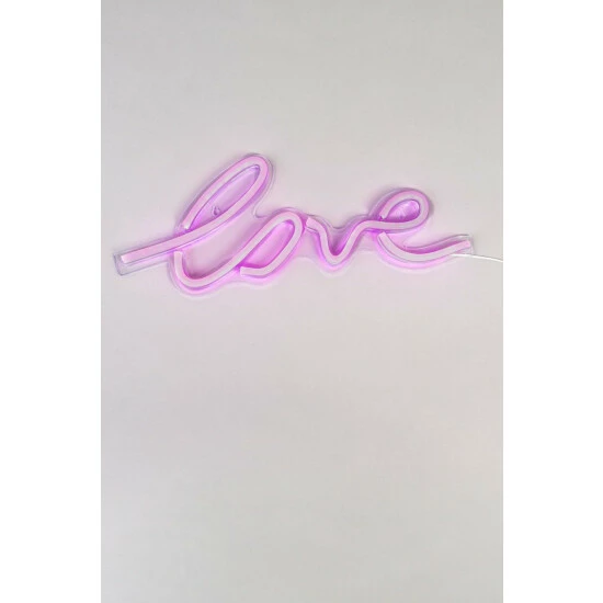 BHS Lighting Glow Love Neon Wall Light For Unisex 1 BHS Lighting Glow Love Neon Wall Light For Unisex