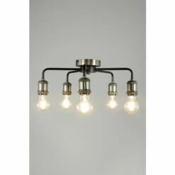 BHS Lighting Mario Large Flush Ceiling Light For Unisex -BHS Lighting Sales Store unnamed file 546