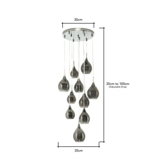 BHS Lighting Carmella Ceiling Pendant Light For Unisex 5 BHS Lighting Carmella Ceiling Pendant Light For Unisex - Image 5
