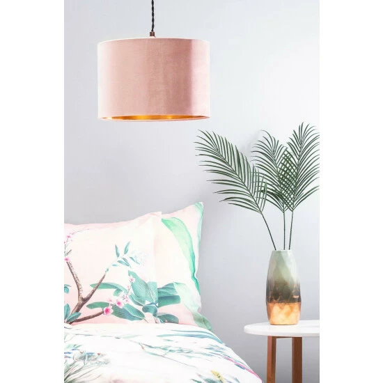 BHS Lighting Velvet Easy Fit Light Shade For Unisex 4 BHS Lighting Velvet Easy Fit Light Shade For Unisex - Image 4