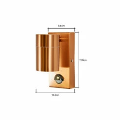BHS Lighting Jared Up Or Down Wall Light With Sensor For Unisex -BHS Lighting Sales Store unnamed file 5651
