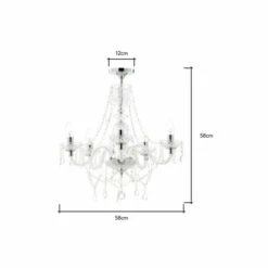 BHS Lighting Charlotte Semi Flush Ceiling Light For Unisex -BHS Lighting Sales Store unnamed file 587