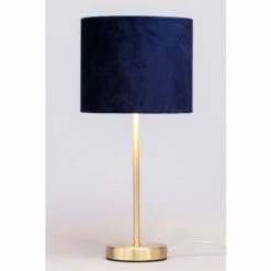 BHS Lighting Velvet Table Lamp For Unisex