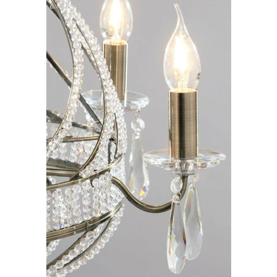 BHS Lighting Evelyn Chandelier For Unisex 3 BHS Lighting Evelyn Chandelier For Unisex - Image 3